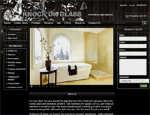 Tablet Screenshot of knockonglass.com